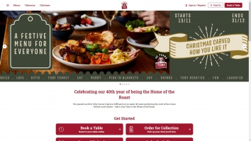 Screenshot of tobycarvery.co.uk 2026-01-17 12:29:46 tobycarvery.co.uk screenshot 2026-01-17 12:29:46