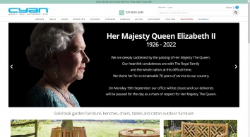 Queen Elizabeth Cyan Teak Furniture