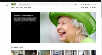 Queen Elizabeth IKEA