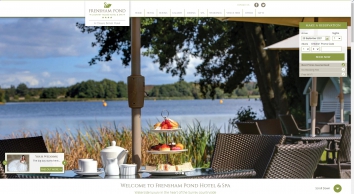 frenshampondhotel.co.uk screenshot 2021-09-20 14:18:42