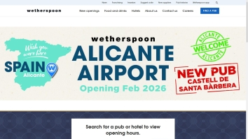 jdwetherspoon.com screenshot 2026-02-18 14:46:32