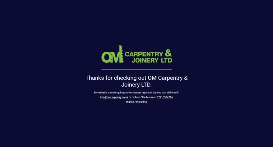 omcarpentry.co.uk